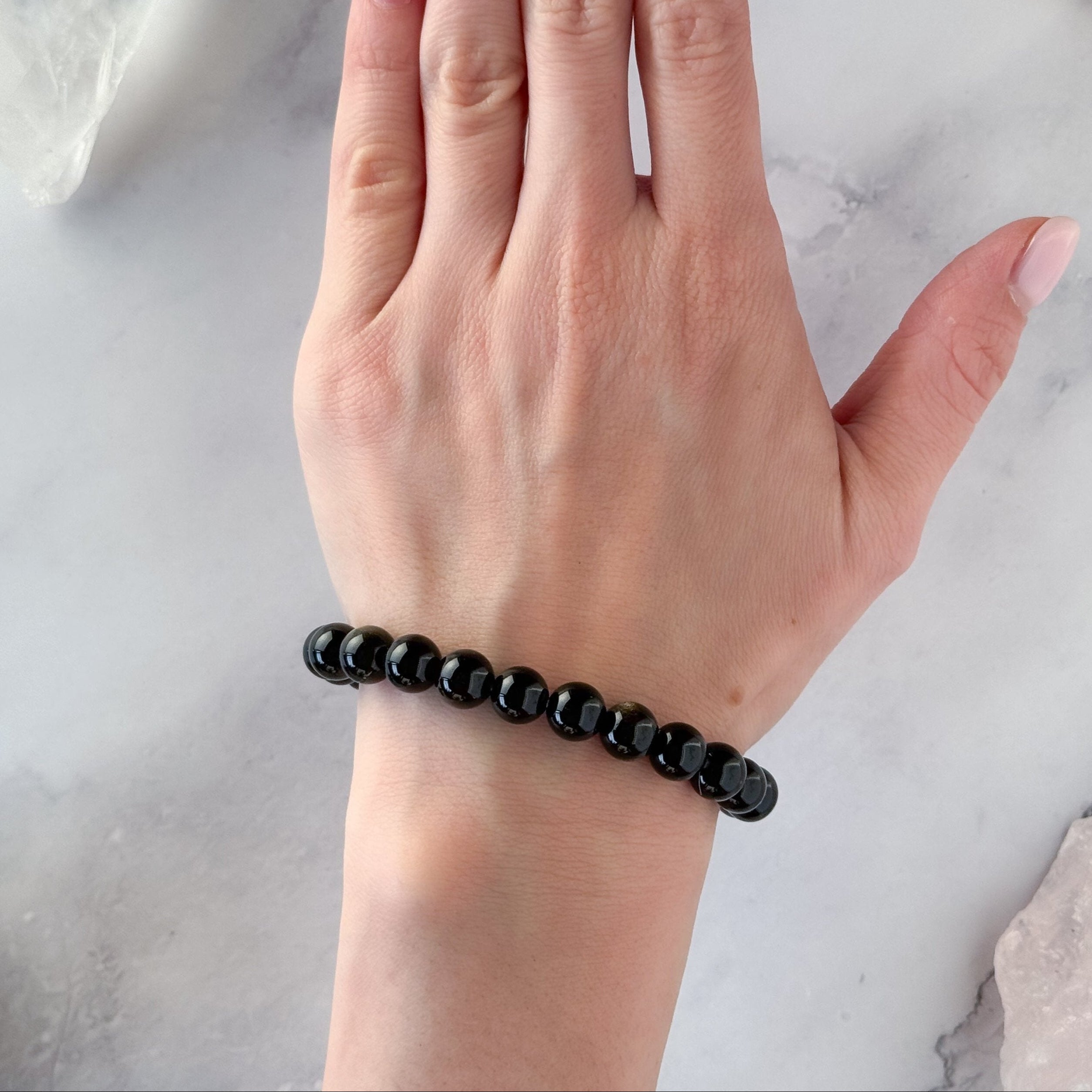 Pulsera de Turmalina Negra ⚔️