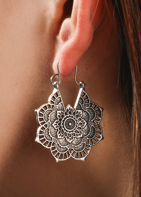 Pendientes Mandala Solar