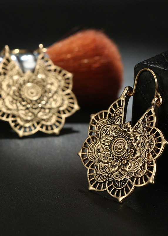 Pendientes Mandala Solar