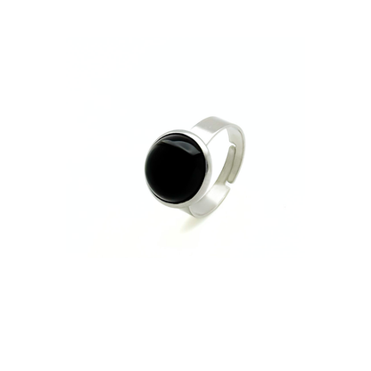 Anillo Obsidiana Negra ★