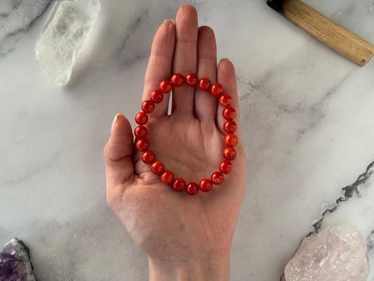 ❤️ Pulsera de Jaspe Rojo: Protección y Valentía ❤️