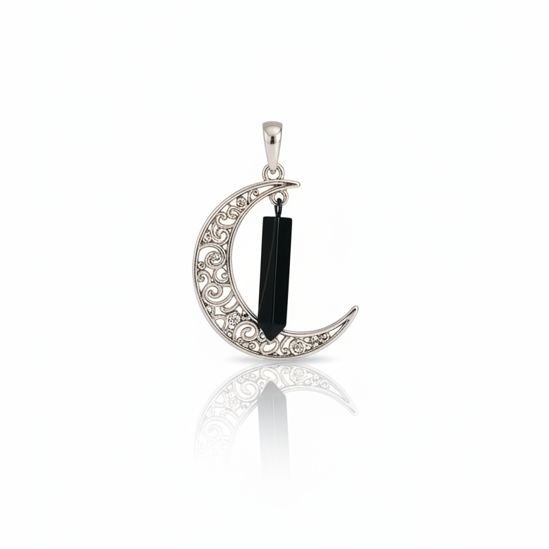 Luna Protectora con Turmalina