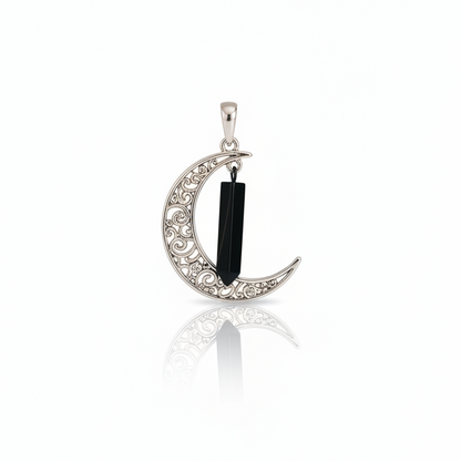 Luna Protectora con Turmalina