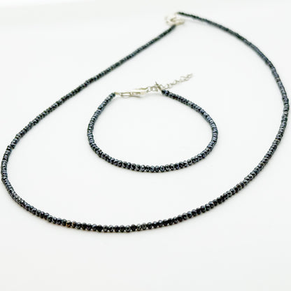 Pack Espinela Facetada   pulsera + collar🌟