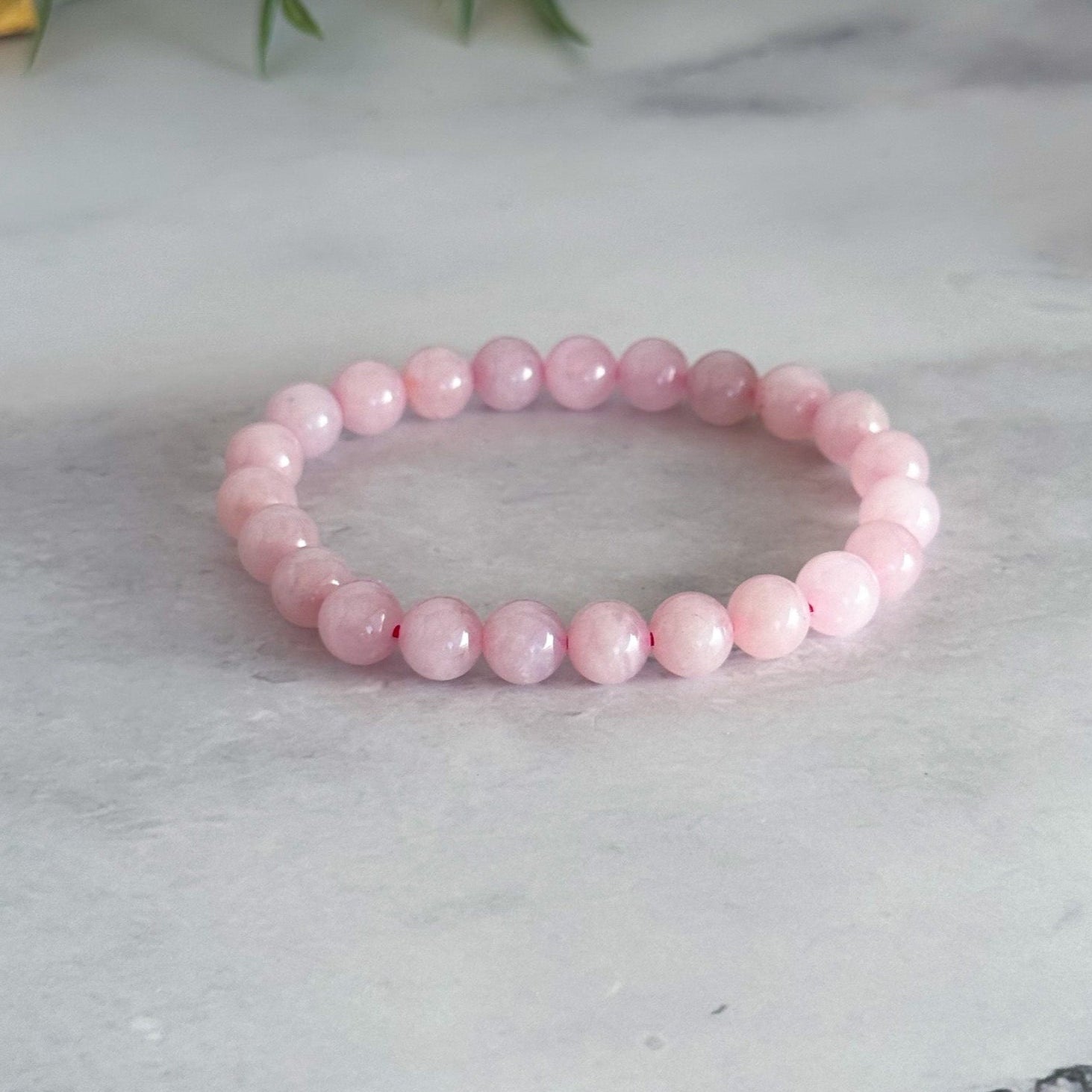Pulsera de Cuarzo Rosa 🌸