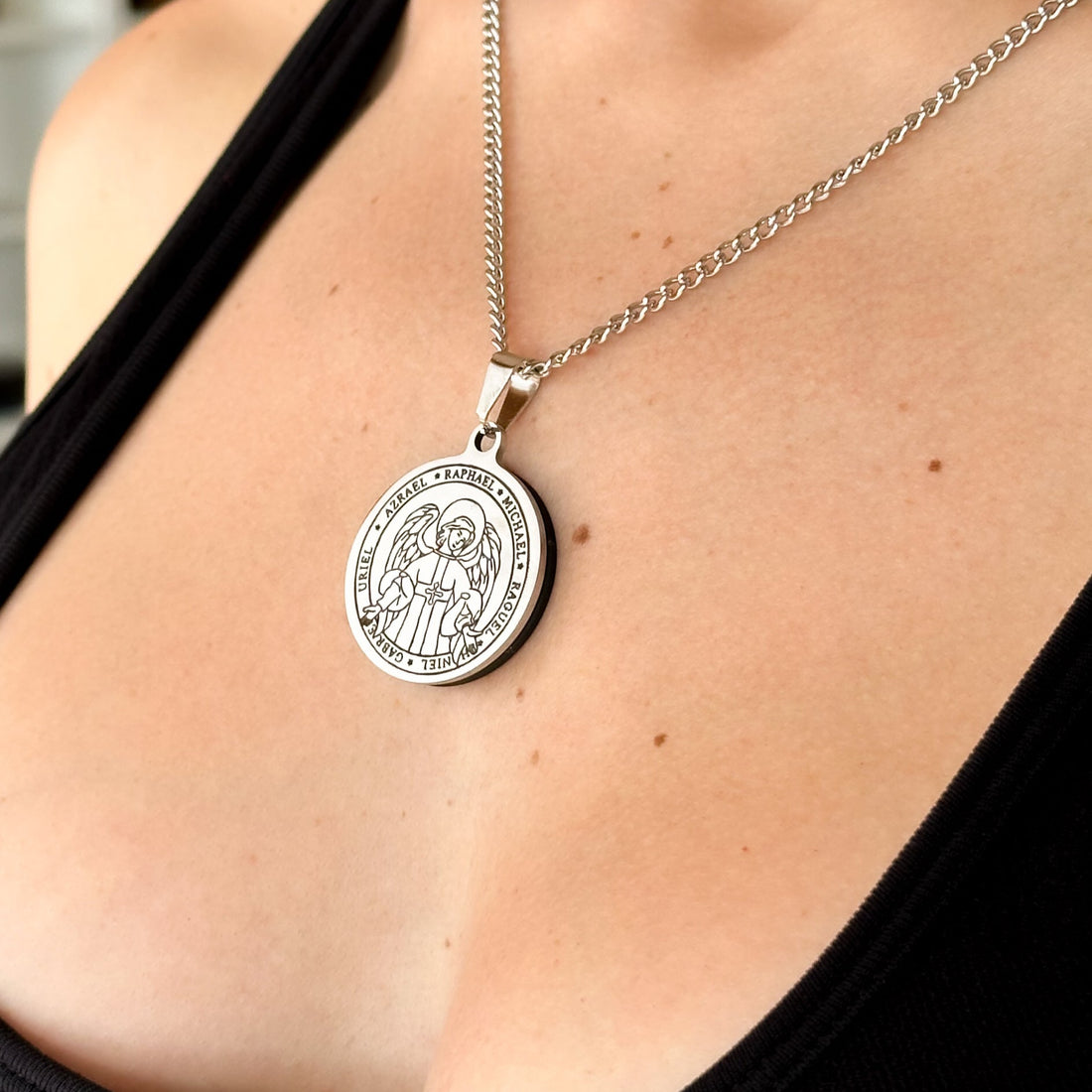 Arcángel Rafael con Shungita ⚫️🙏🏼