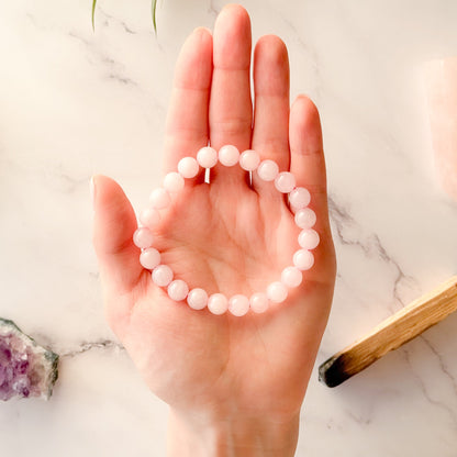 💗 Pulsera de Cuarzo Rosa de Madagascar: Amor Incondicional y Armonía 🌹✨