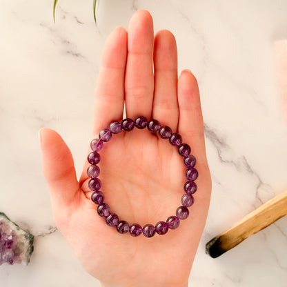 💜 Pulsera de Amatista: Calma y Equilibrio Espiritual 💜