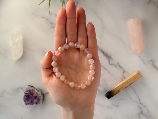 🌸 Pulsera de Ágata Flor de Cerezo: Amor Propio y Renovación 🌷💖