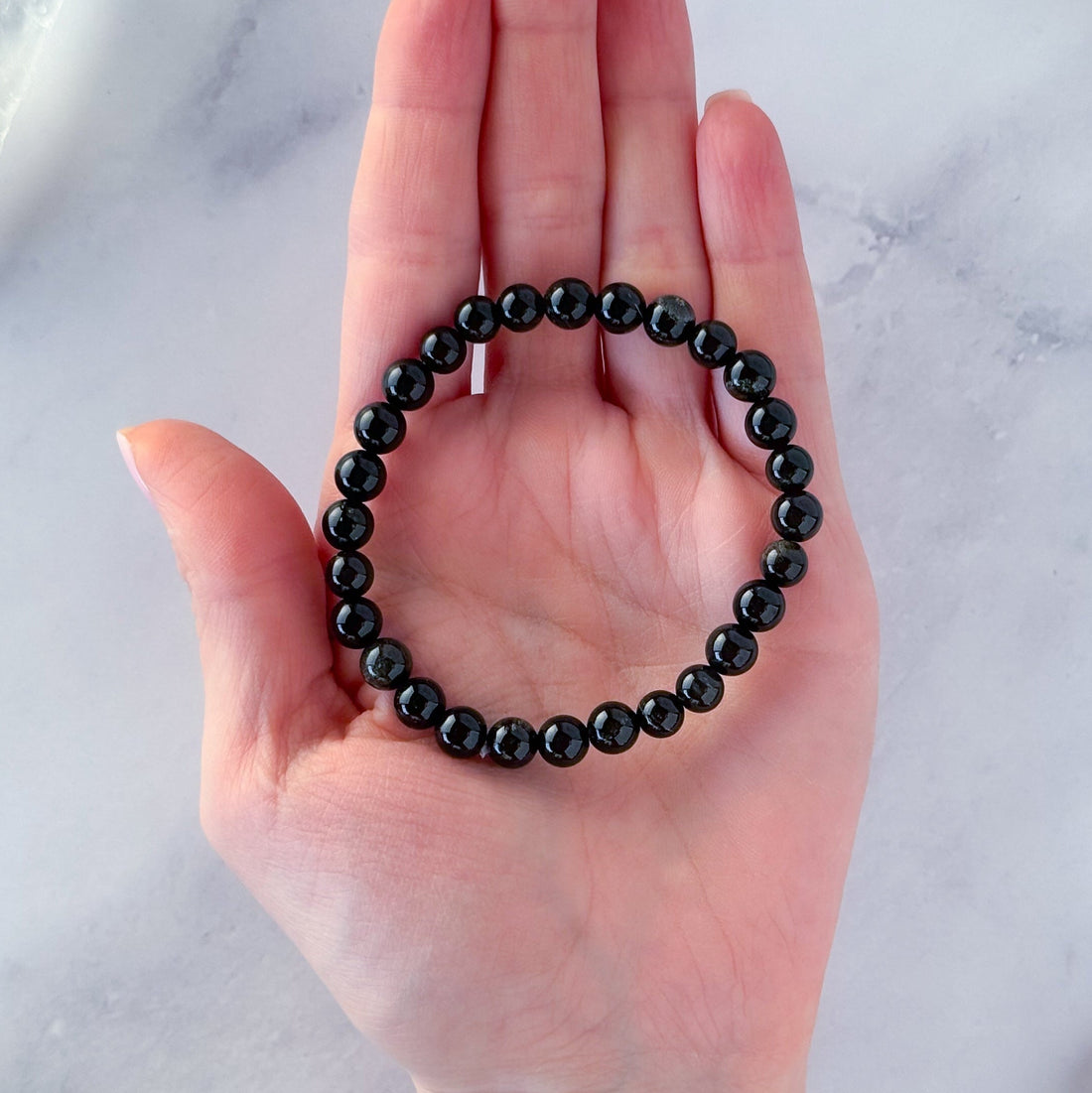Pulsera de Turmalina Negra ⚔️