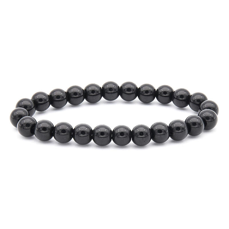 🌑 Pulsera de Turmalina Negra: Bloqueo de Energías Negativas y Protección 🌌🛡️