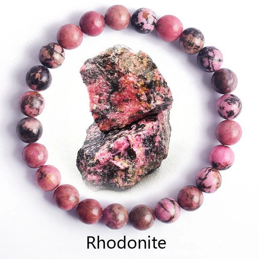 Pulsera de Rodonita Natural