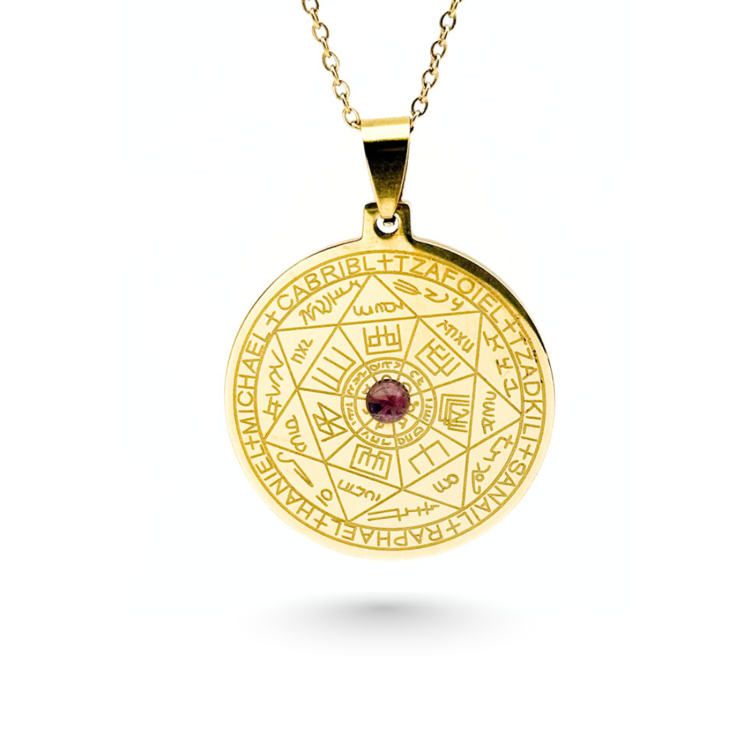 Colgante Luz de los 7 Arcángeles con Amatista 💫