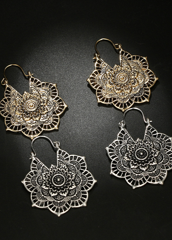 Pendientes Mandala Solar